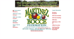 Desktop Screenshot of martinezboccefederation.com