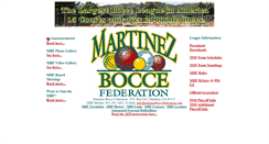 Desktop Screenshot of martinezboccefederation.org