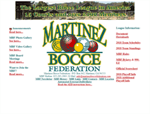 Tablet Screenshot of martinezboccefederation.org